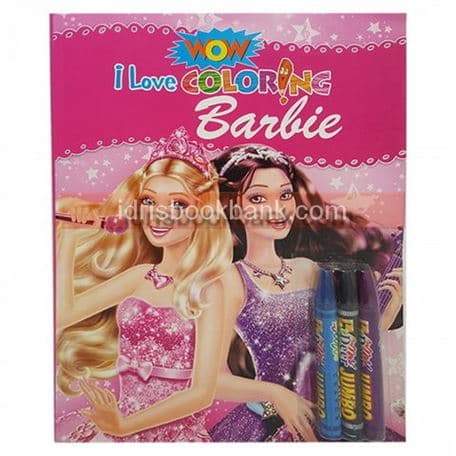 WOW I LOVE COLOURING BARBIE