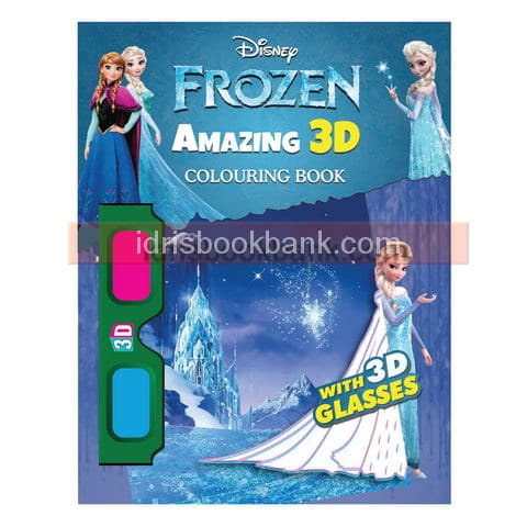 3D COLOURING BOOK FROZEN