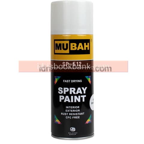 MUBAH SPRAY PAINT WHITE