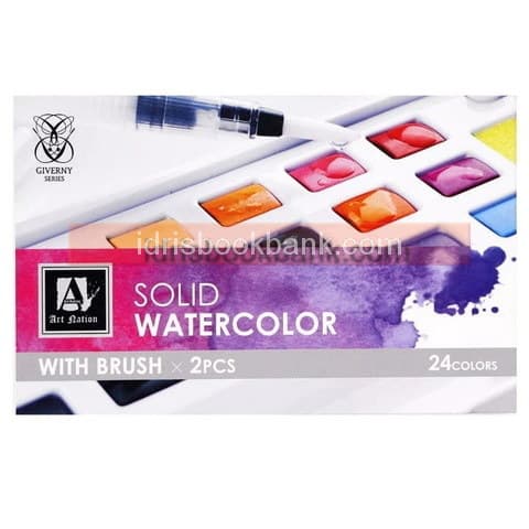 ART NATION SOLID WATER COLOUR 24 NO-SDW24