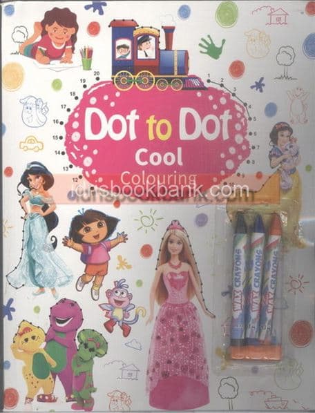 DOT TO DOT COOL COLOURING (GIRLS)