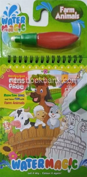 WATER DOODLE BOOK FARM ANIMALS NET