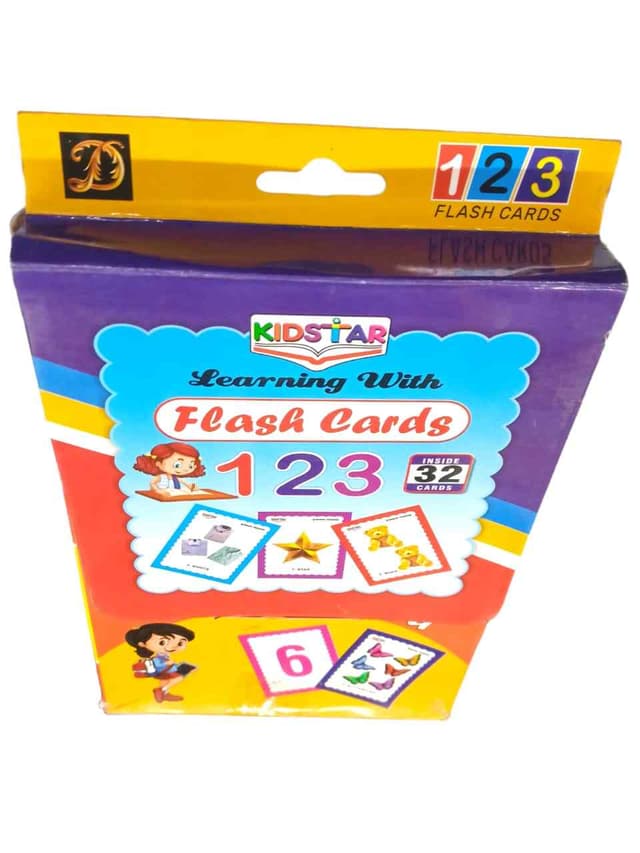 DOGAR UNI KIDSTAR LEARNING FLASH CARD 123