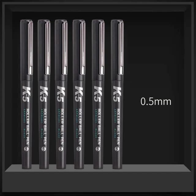 M&G ROLLER GEL PEN K-5 BLACK