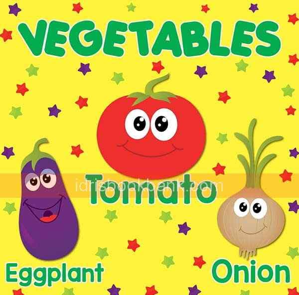 PARAMOUNT LITTLE HANDS BOOK BOARD VEGETABLES