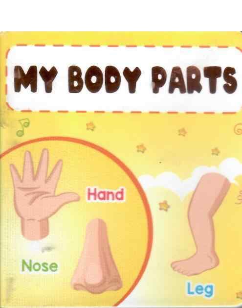 PARAMOUNT LITTLE HANDS BOARD BOOK MY BODY PARTS*