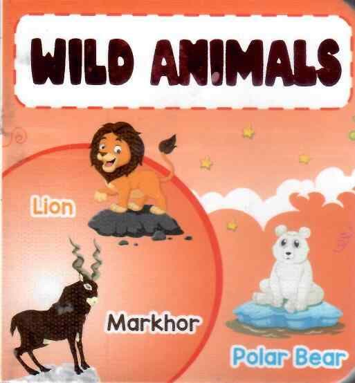 PARAMOUNT LITTLE HANDS BOARD BOOK WILD ANIMALS