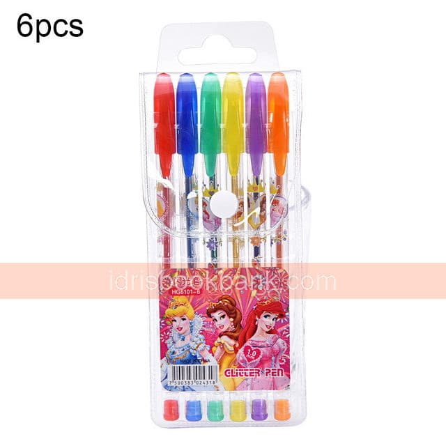GLITTER PEN 882-6PCS