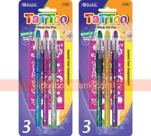 TATTO GEL PENS 3PCS SET