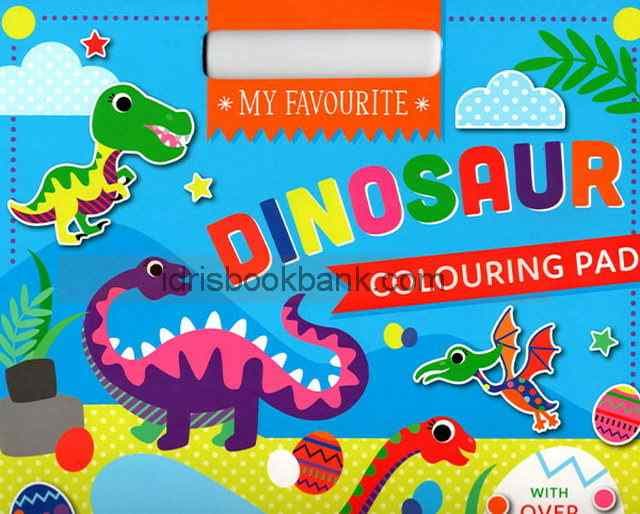 MY FAVOURITE DINOSAUR COLOURING PAD