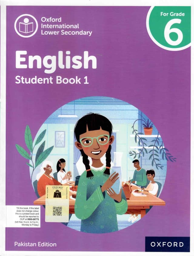 OXFORD INTERNATIONAL LOWER SECONDARY ENGLISH STUDENT BOOK 1 GRADE 6