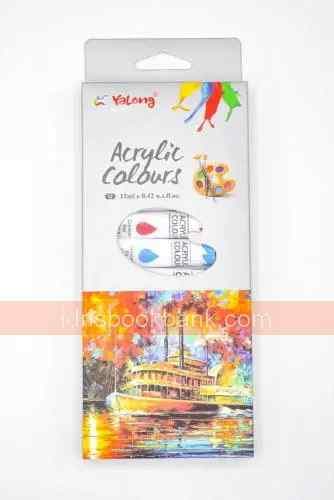 YALONG ACRYLIC COLOURS 12 PCS NO-YL21017-12