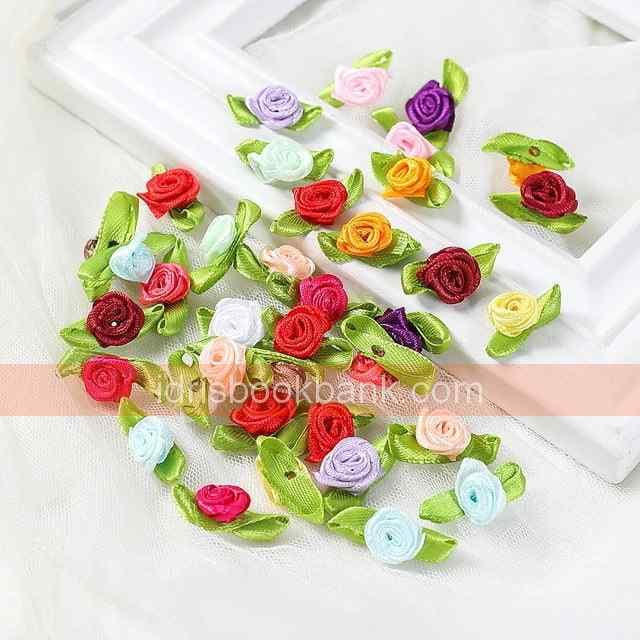 CRAFT ITEM DICORATION FLOWER WITH 5 PCS