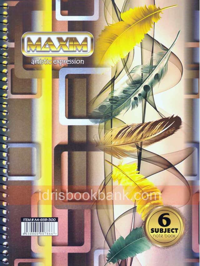 MAXIM 6 SUBJECT NOTEBOOK
