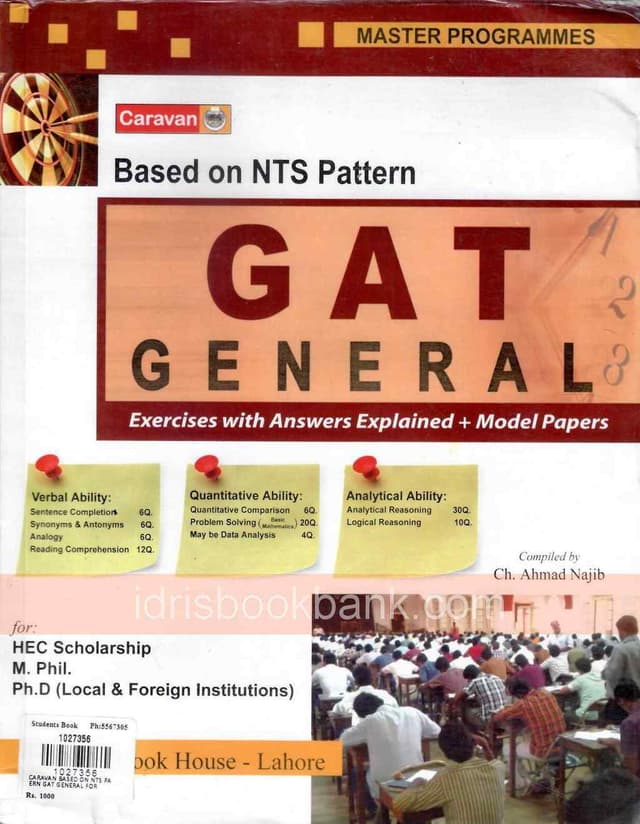 CARAVAN BASED ON NTS PATTERN GAT GENERAL FOR HEC SCHOLARSHIP
