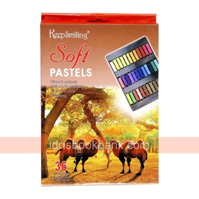 KEEP SMILING SOFT PASTELS 36 COLOURS NO-HS3036