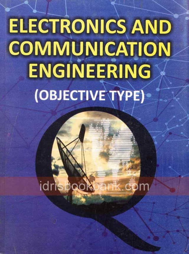 ELECTRONICS AND COMMUNICATION ENGINEERING OBJ
