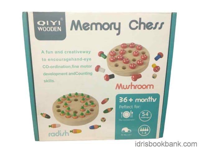 WOODEN MEMORY CHESS NO ST4162