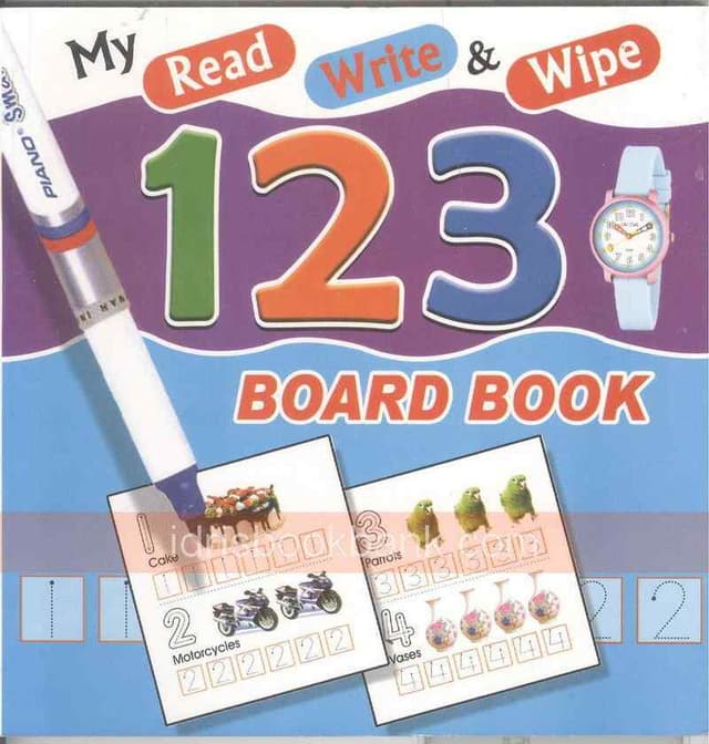 MY READ WRITE & WIPE 123 BOARD BOOK
