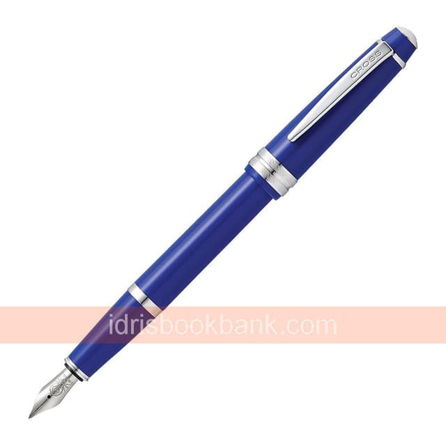 CROSS FOUNTAIN PEN BAILEY LIGHT GLOSSY BLUE CT NO-AT0746-4