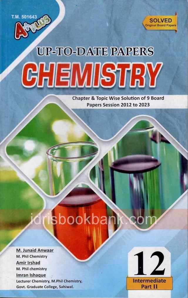 A+PLUS UP TO DATE MODEL PAPER CHEMISTRY 12