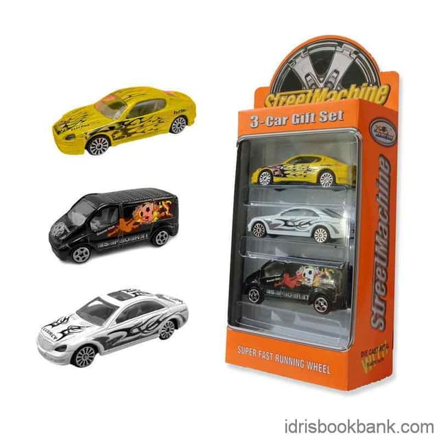 CAR METAL COLOR CHANGING 3 PCS SET NO 706B