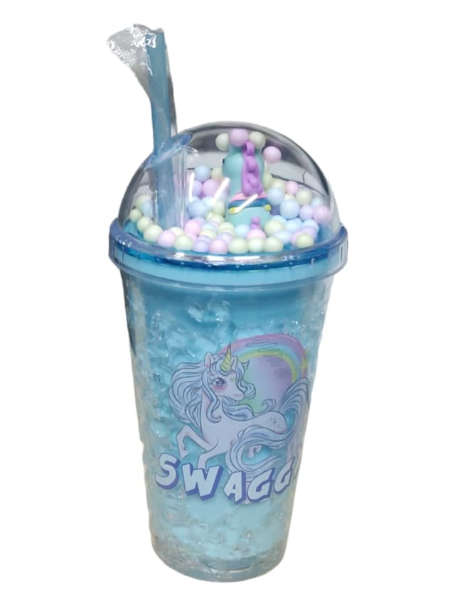 MUG FANCY PLASTIC UNICORN NO 10