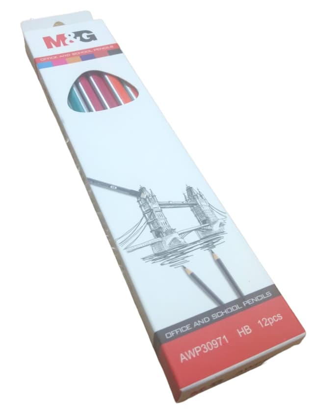 M&G LEAD PENCIL HB 12 PCS PACK NO 30971