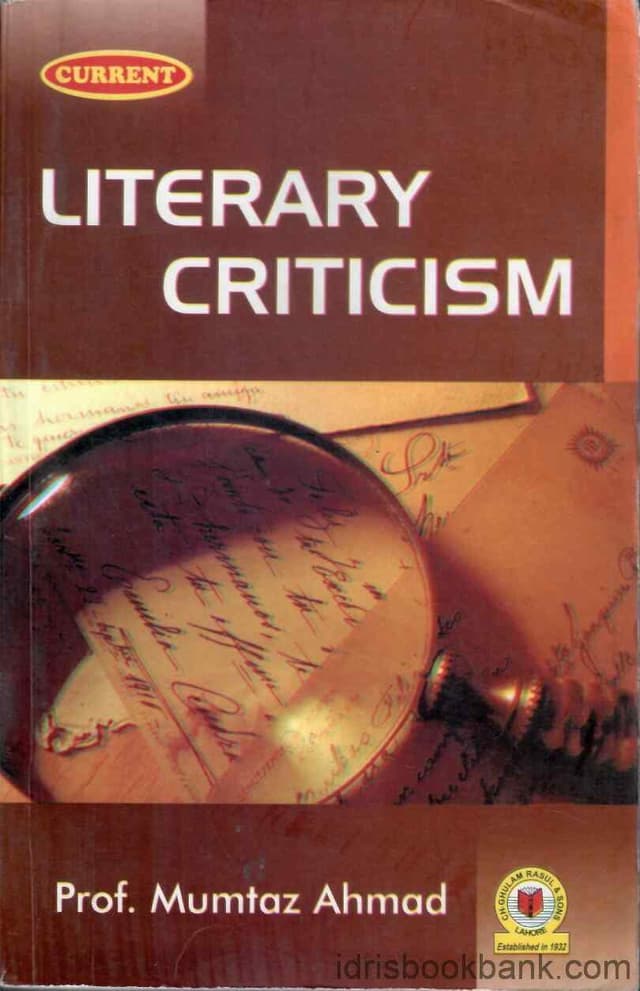 CURRENT LITERARY CRITICISM