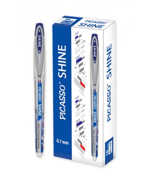 PICASSO SHINE SMOOTH WRITING PEN 0.7MM BLUE