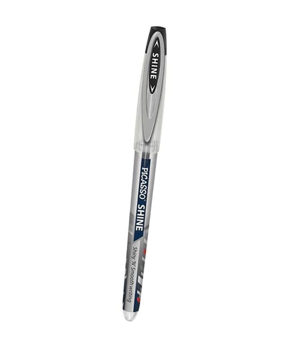 PICASSO SHINE SMOOTH WRITING PEN 0.7MM BLACK