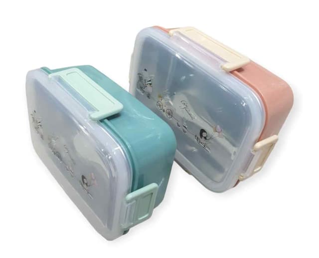 LUNCH BOX METAL LOVE FREEDOM HAPPY FOREVER NO 8581