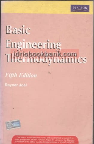 BASIC ENGINEERING THERMODYNAMICS 5E