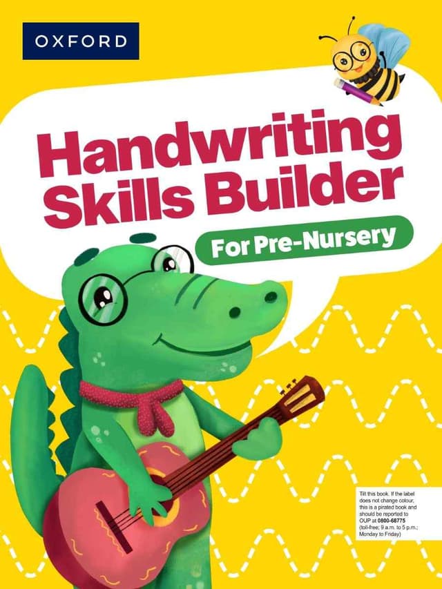 OXFORD HANDWRITING SKILLS BUILDER PRE NURSERY