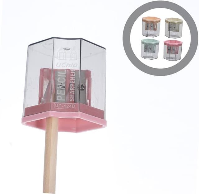 UCHIO PENCIL SHARPENER HI POLYMER FASHION AND DURABLE NO UC 124B
