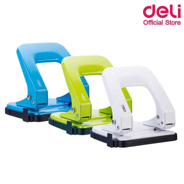 DELI PUNCH MACHINE 35 SHEETS BORN TO BE COLORFUL NO 0138