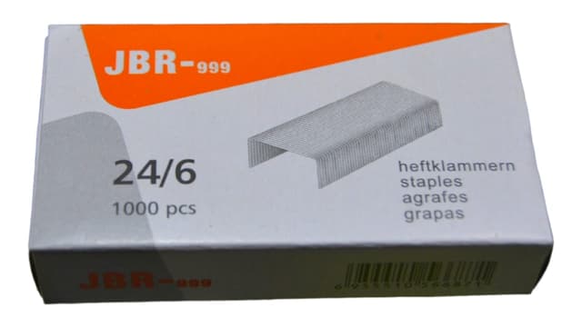 JBR 999 STAPLER PIN 24/6 1000 PCS