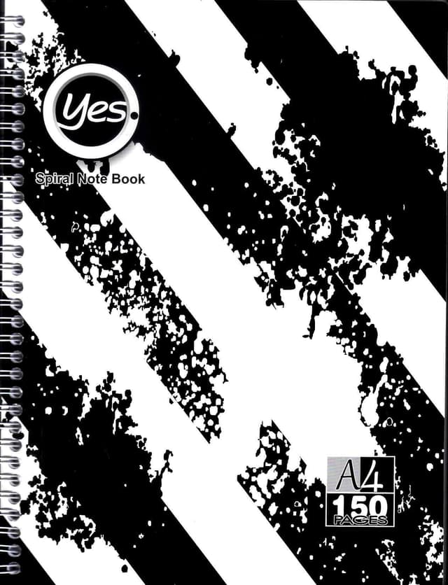 MAXIM NOTE BOOK A4 150 PAGES YES