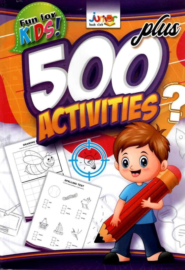 JUNIOR BOOK CLUB FUN FOR KIDS 500 ACTIVITIES PLUS