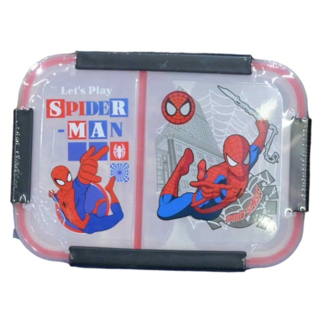 LUNCH BOX PLASTIC CARTOON CHARACTER TWO PORTION NO HSD88210K
