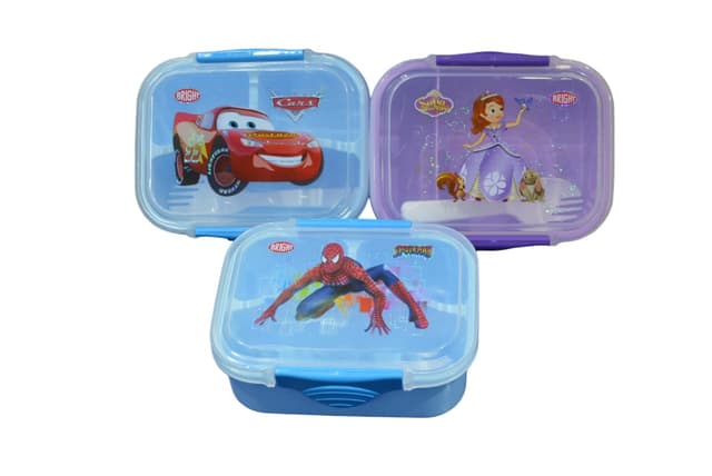 BRIGHT LUNCH BOX MIX CARTOON CHARACTER