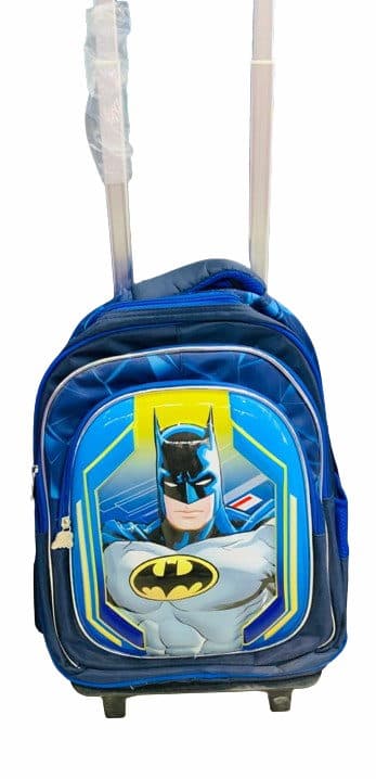 SCHOOL BAG TROLLEY 3D CARTOON CHARACTER 16 INCH NO 231498