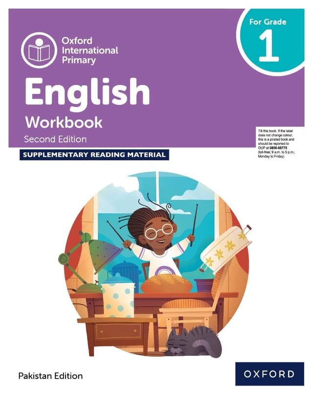 OXFORD INTERNATIONAL PRIMARY ENGLISH WORK BOOK 1