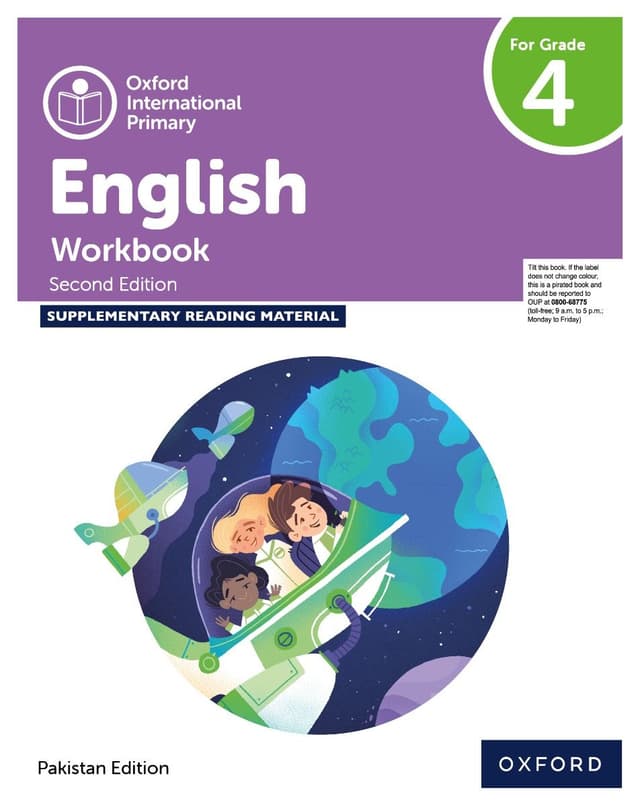 OXFORD INTERNATIONAL PRIMARY ENGLISH WORK BOOK 4