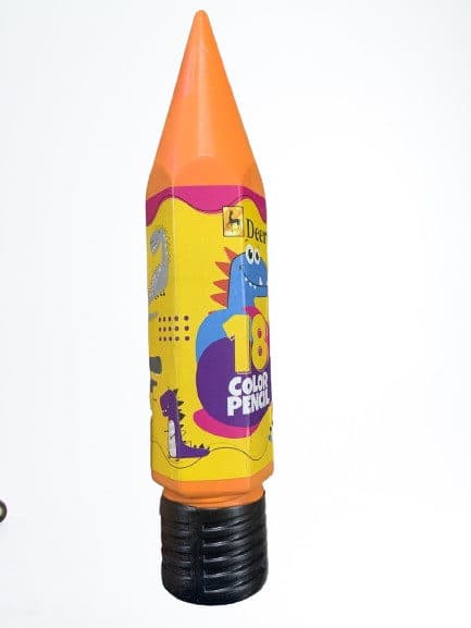 DEER COLOUR PENCIL 18 PCS PACK PLASTIC LARGE