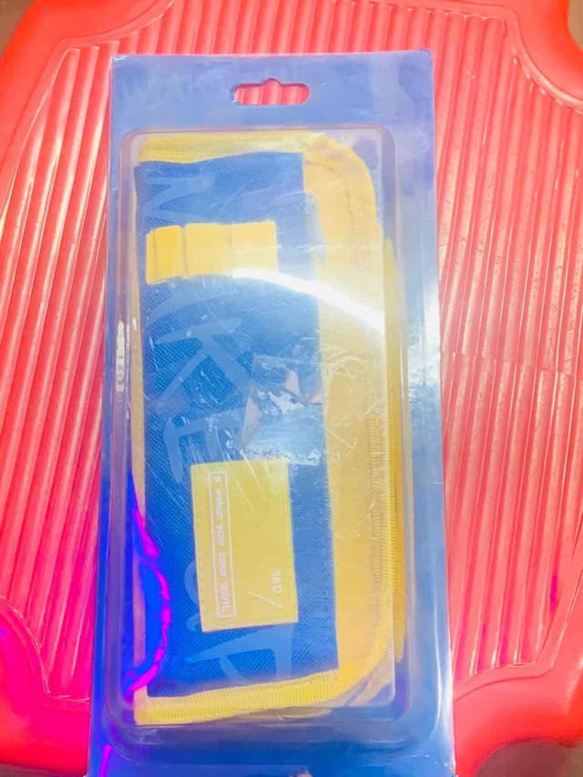 PENCIL POUCH WAKEN YOUR INNER CLOTH 2 ZIPS POCKETS NO 2262
