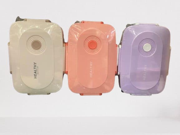 LUNCH BOX HARD PLASTIC HEALTHY LIFE NO D6600