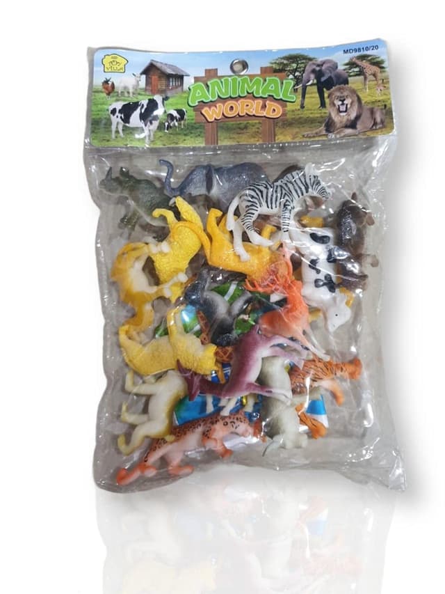 ANIMAL WORLD ZOO SET NO 6607