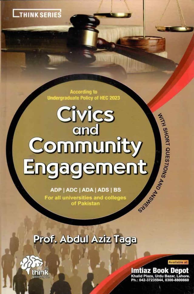 THINK SERIES CIVICS AND COMMUNITY ENGAGEMENT ADP ADC ADA BS