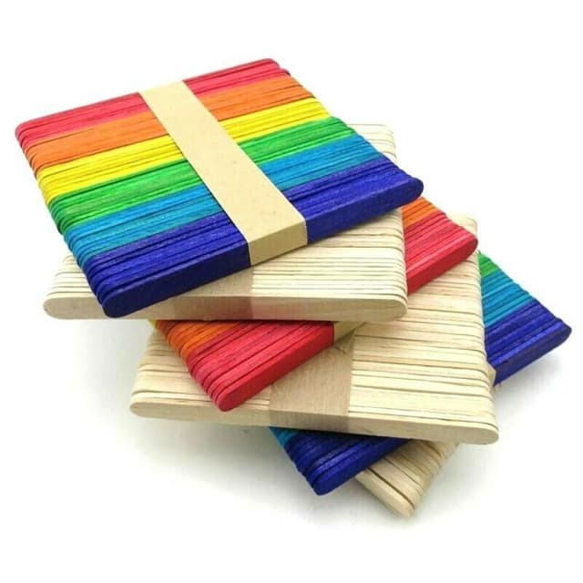 VARIETY CRAFTLAND ICECREAM STICK RUBIC 12 PCS PACK NO 2906